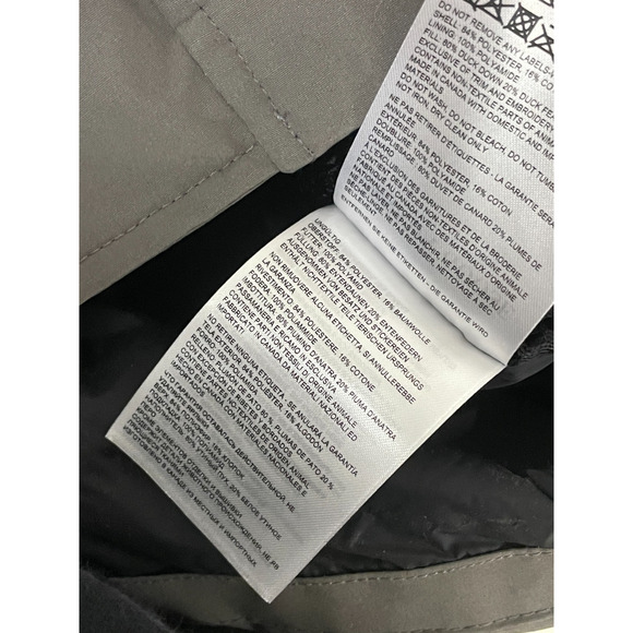 Canada Goose Men's Wyndham Parka Black Label Coastal Gray Sz XL Quilted NWT - Picture 8 of 16